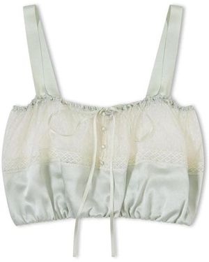 Saint Laurent Cami Top - Grey