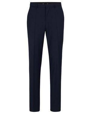 BOSS H Leon Straight Leg Trousers - Blue