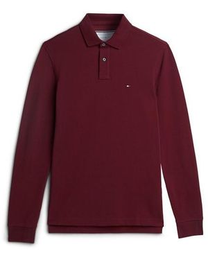 Tommy Hilfiger 1985 Long Sleeve Polo Shirt - Red