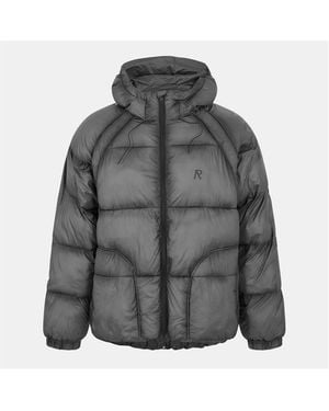 Represent Translucent Medium Puffer Jacket - Grey