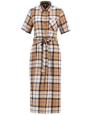 Barbour Fern Midi Dress - Metallic