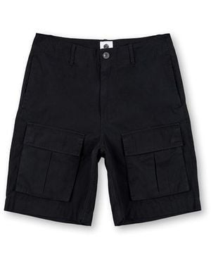 Pretty Green Brentwood Cargo Shorts - Black