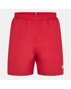 BOSS Dolphin Swim Shorts - Red