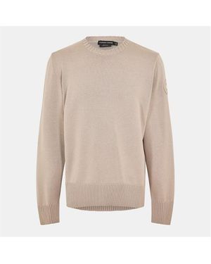 Canada Goose Thermal Tailored Fit Crew Neck Jumper - Natural