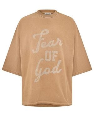 Fear Of God Oversized T-Shirt - Natural