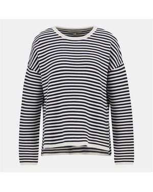 Barbour Crew Neck Knitted Jumper - Blue