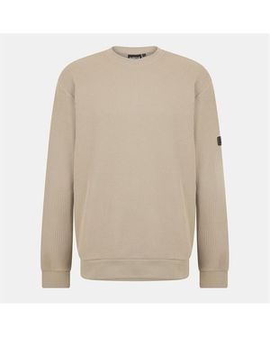 Barbour Curve Crew Sweatshirt - Natural