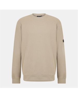 Barbour Curve Crew Sweatshirt - Natural