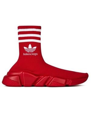 Balenciaga X Adidas Speed Trainers - Red