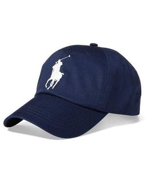 Polo Ralph Lauren Big Pony Chino Ball Cap - Blue