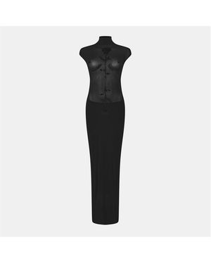 Jean Paul Gaultier Midi Dress - Black