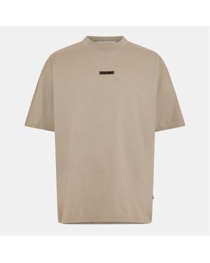 Fear Of God Fge Front Bck Tee Sn54 - Natural