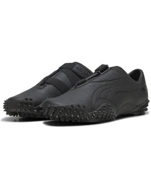 PUMA Mostro Leather Low-Top Trainers - Black