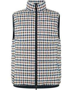 Aquascutum Aquact Aoc Gilet Sn44 - Blue