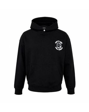PRETTY BOY UGLY WORLD Pbuw Printed Hoodie - Black