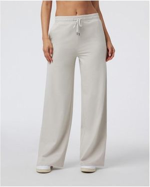 Vuori Halo Essential Wide Leg Trousers - Grey