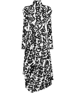 Off-White c/o Virgil Abloh Long Maxi Dress - Black