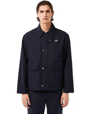 Lacoste Weather Resistant Parka - Blue