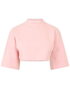 Palm Angels Crop Top - Pink