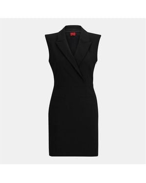 HUGO Kamilias Wrap Dress - Black