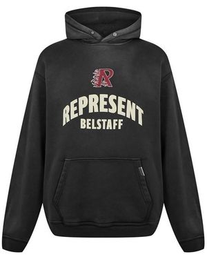 Represent X Belstaff Cotton Flame Phoenix Hoodie in Black for Men Lyst UK
