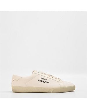 Saint Laurent Court Classic Trainers - Natural
