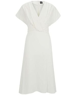 BOSS Debasa2 T-Shirt Dress - White