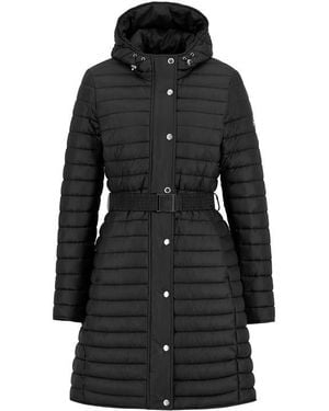 Barbour Longline Jada Puffer Jacket - Black