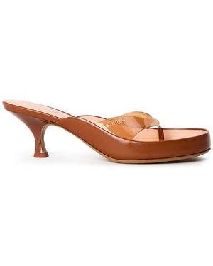 Chloé Heeled Sandals - Brown