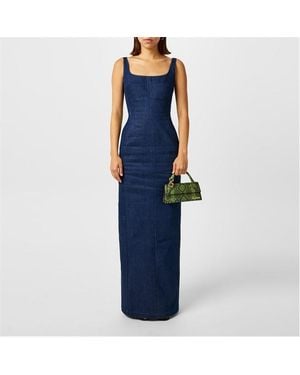 Jacquemus The Spoglio Maxi Dress - Blue