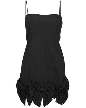LoveShackFancy Kennedi Mini Dress - Black