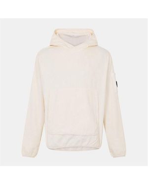 C.P. Company Over-The-Head Hoodie - White