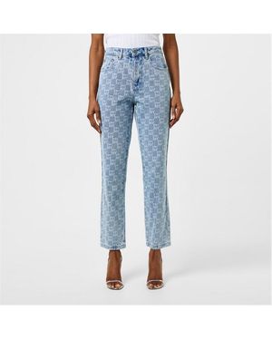 DKNY Denim Trousers Ld42 - Blue