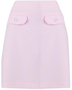 KARL LAGERFELD Suiting Mini Skirt - Black