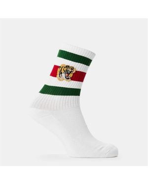 Gucci Crew Socks - White