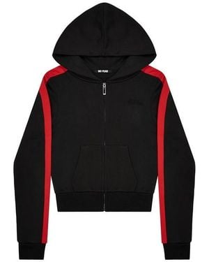 No Fear Track Zip Up Hoodie - Black