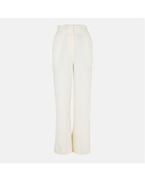 CASABLANCA Casa Wide Leg Trousers - White