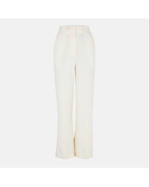 CASABLANCA Casa Wide Leg Trousers - White