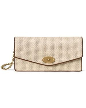 Mulberry Darley Clutch Raffia - Natural