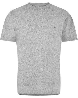 C.P. Company 30/1 Jersey Logo T-Shirt - Grey