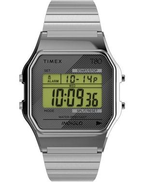 Timex Classic T80 Digital Watch - Grey