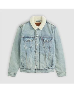 Levi's Type 3 Sherpa Trucker Jacket - Blue