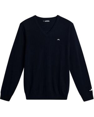 J.Lindeberg Junior.Lind Lymn Knitted Crew Neck Jumper - Blue