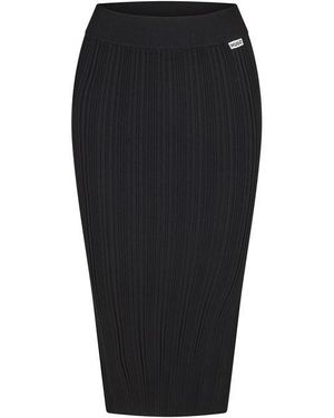 HUGO Sareplie Knitted Skirt - Black