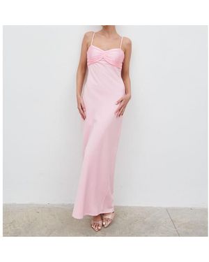 Pretty Lavish Joely Contrast Long Maxi Dress - Pink