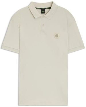 BOSS Short Sleeve Polo Shirt - White