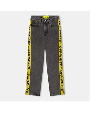 Off-White c/o Virgil Abloh Off Logo Jean - Blue