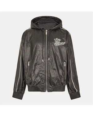 Off-White c/o Virgil Abloh Off Lthr Hood Jkt - Grey