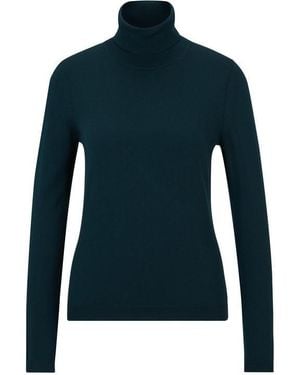 BOSS Famaurian Relaxed Fit Crew Sweatshirt - Blue