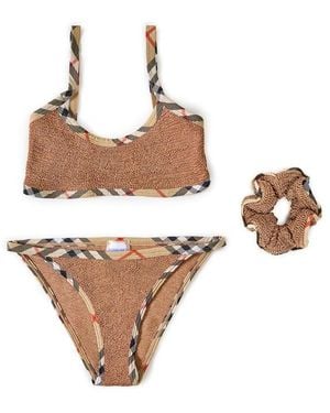 BURBERRY X HUNZA G X Hunza G Tyler Bikini - Brown